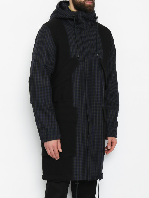 Куртка из шерсти на молнии с накладными карманами Paul Smith - МодельВерхНиз