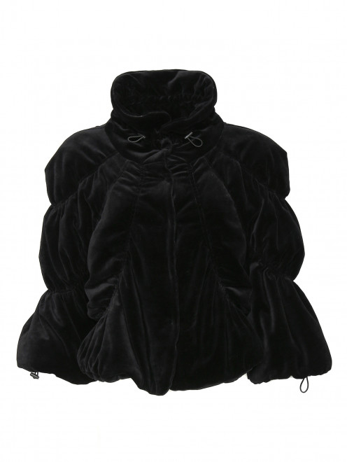 Стеганая куртка из бархата Alberta Ferretti - Общий вид