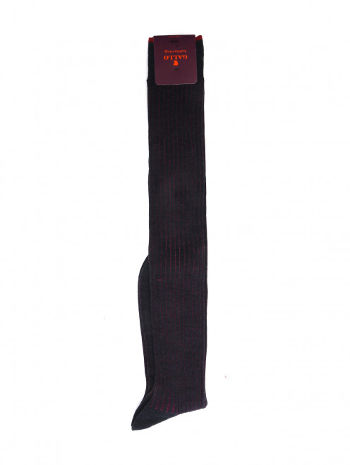 Носки из шерсти и хлопка с узором Gallo - Общий вид