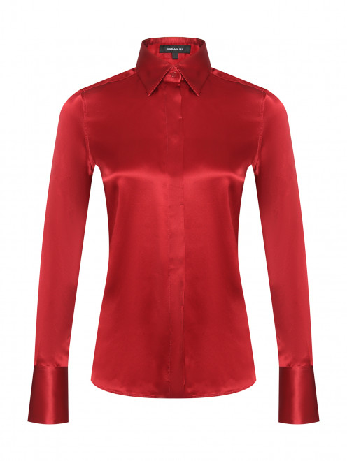 Однотонная блузка из шелка Barbara Bui - Общий вид