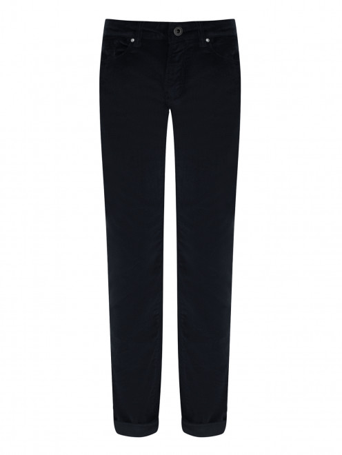 Вельветовые брюки с карманами Emporio Armani - Общий вид