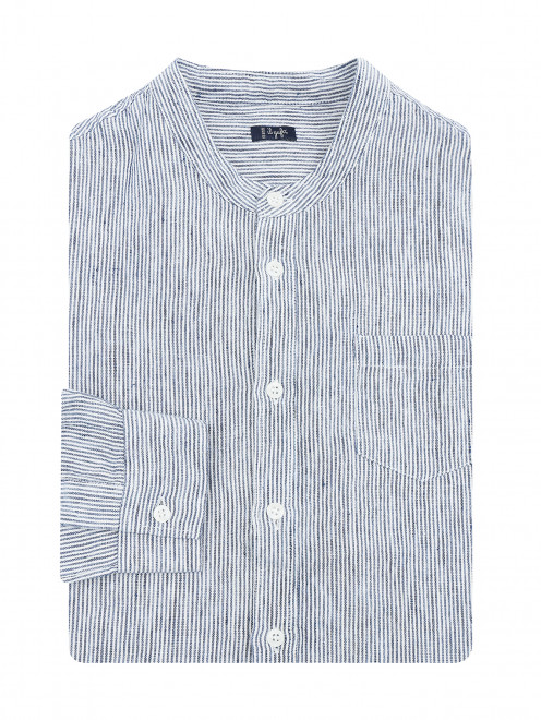 Рубашка изо льна с карманом Il Gufo - Общий вид