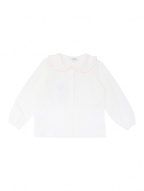 Блуза из трикотажа с оборками Aletta - Общий вид