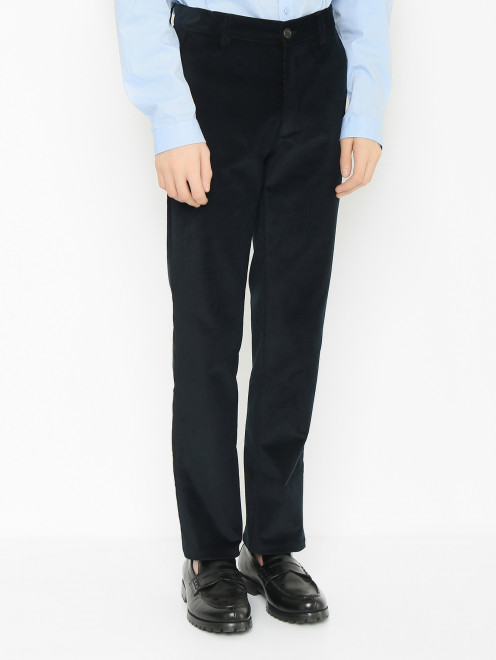 Вельветовые брюки с карманами Dal Lago - МодельВерхНиз