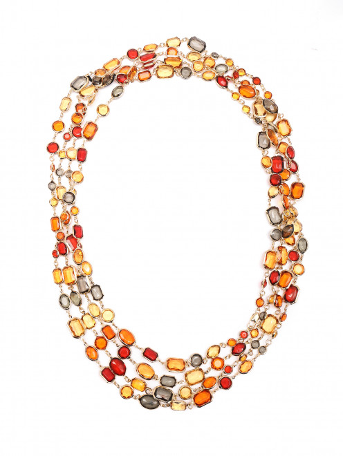 Ожерелье из металла с кристаллами Marina Rinaldi - Общий вид