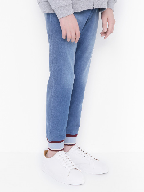 Трикотажные брюки с манжетами Dolce & Gabbana - МодельВерхНиз