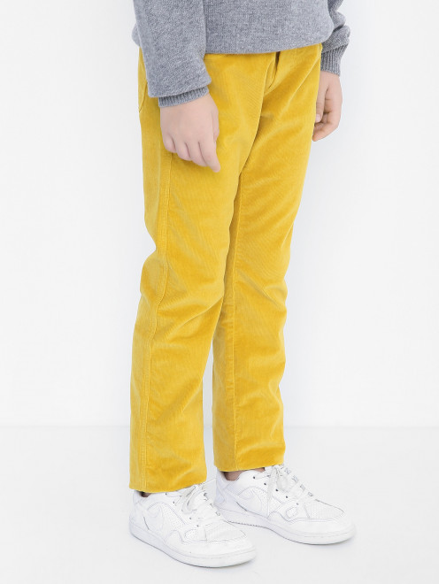 Вельветовые брюки с завязками Il Gufo - МодельВерхНиз