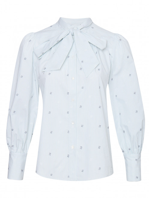 Блуза из хлопка с узором полоска Max&Co - Общий вид