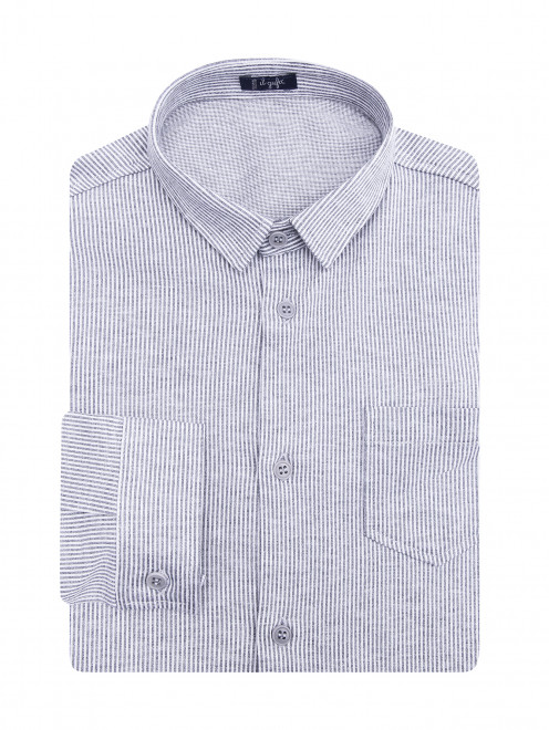 Рубашка из хлопка в "полоску" Il Gufo - Общий вид