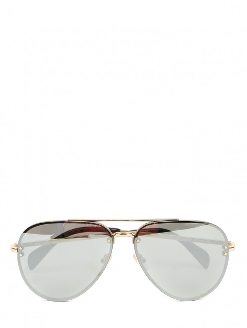 Очки солнцезащитные-авиаторы с зеркальными стеклами Celine - Общий вид