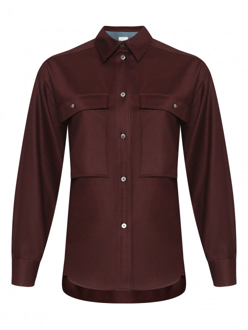 Блуза из шерсти и кашемира с карманами Paul Smith - Общий вид