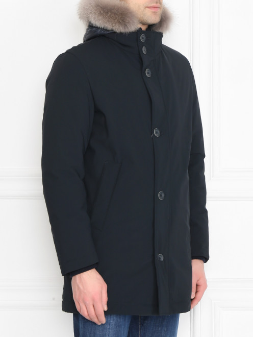 Куртка на молнии с капюшоном Herno - МодельВерхНиз