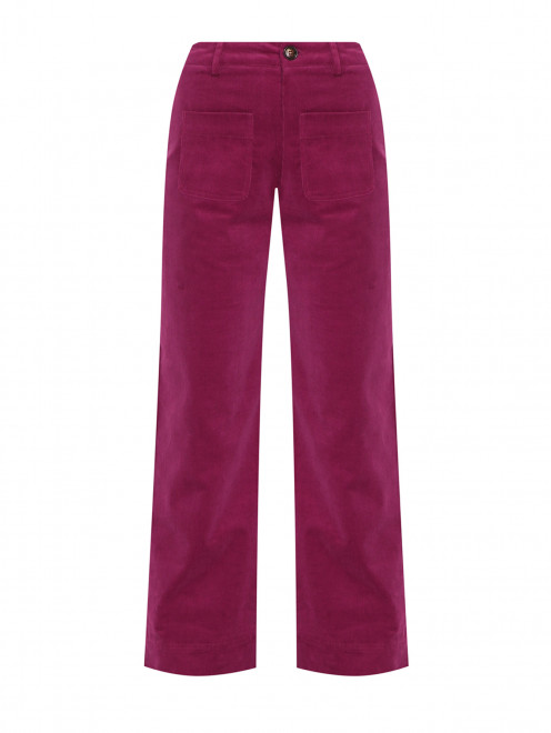 Однотонные брюки из хлопка с карманами Suncoo - Общий вид