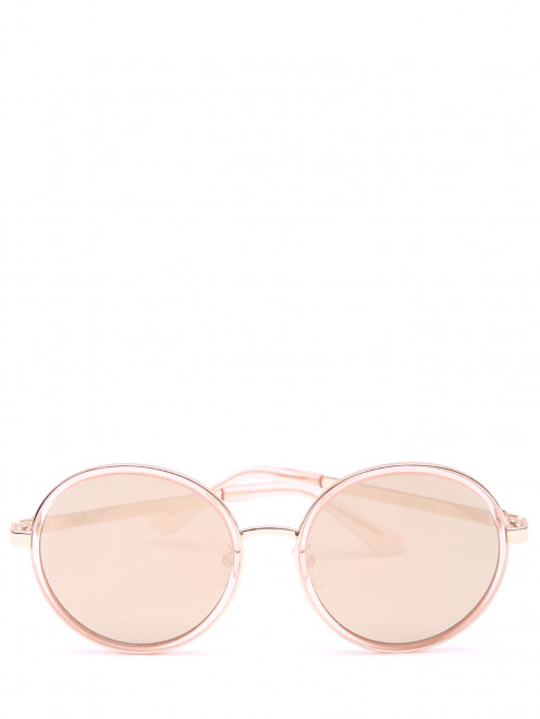 Солнцезащитные очки в круглой оправе Moschino - Общий вид