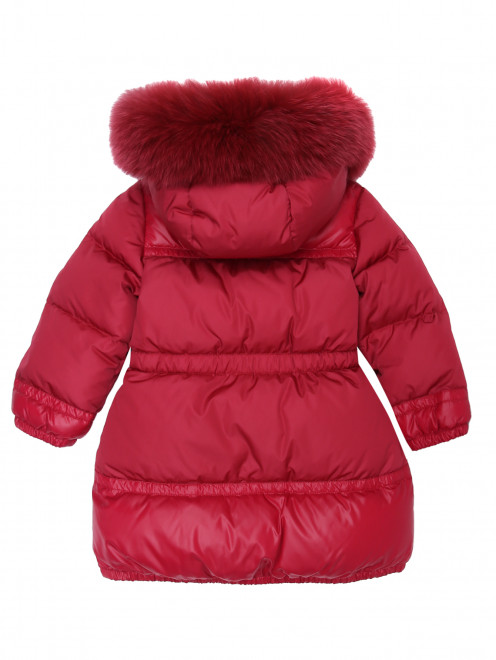 Утепленное пальто с карманами Moncler - Обтравка1