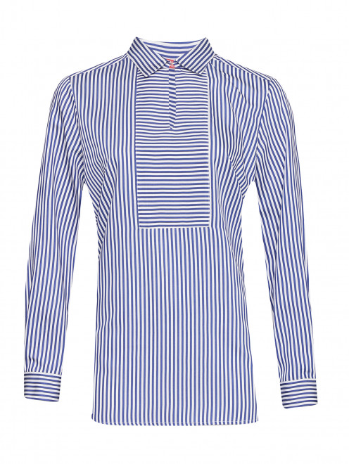 Блуза свободного кроя с узором полоска Marina Rinaldi - Общий вид