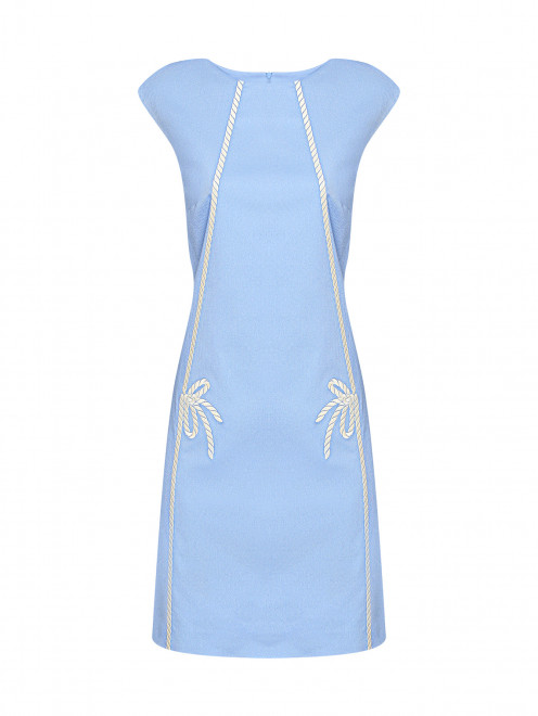 Платье из хлопка с вышивкой Moschino Boutique - Общий вид