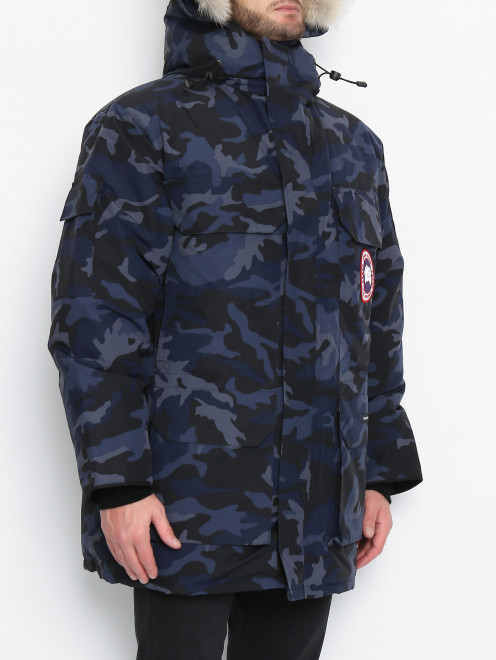 Куртка пуховая на молнии с капюшоном Canada Goose - МодельВерхНиз
