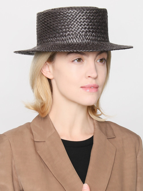 Плетеная шляпа из соломы  Max Mara - МодельОбщийВид