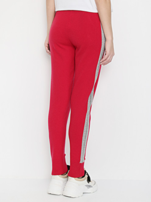 Трикотажные брюки из шерсти и кашемира Lorena Antoniazzi - МодельВерхНиз1