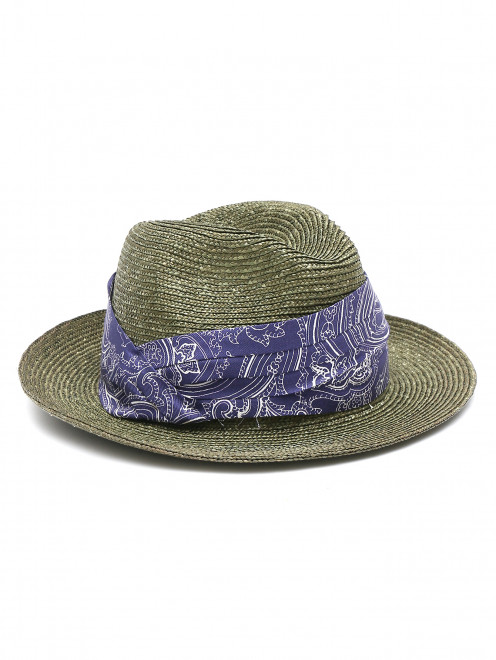 Шляпа из соломы с лентой Etro - Общий вид