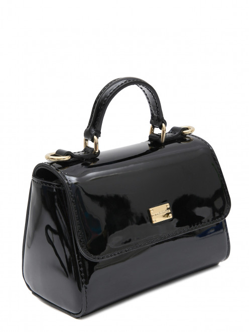 Лакированная кожаная сумка Dolce & Gabbana - Обтравка1